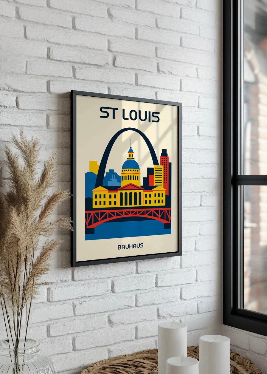 Cuadro St Louis Poster Bauhaus
