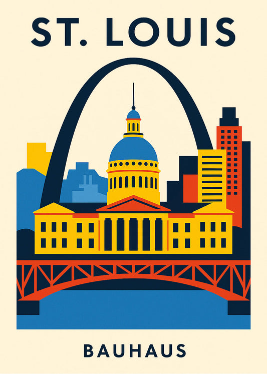 Cuadro St Louis Poster Bauhaus