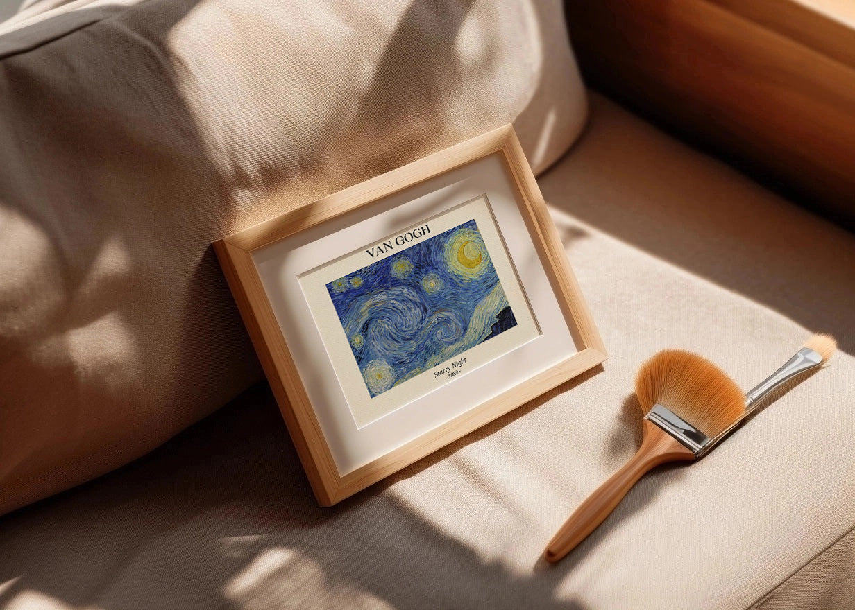 Nuit étoilée - Recadrée (Van Gogh)