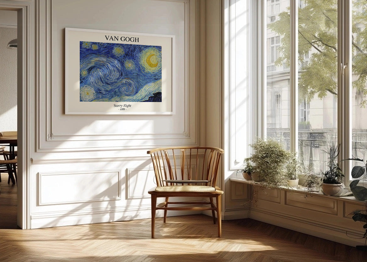 Nuit étoilée - Recadrée (Van Gogh)