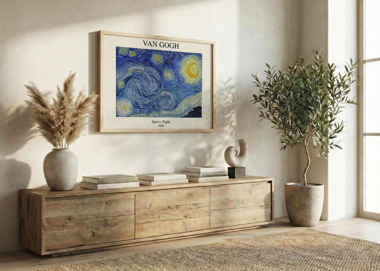 Nuit étoilée - Recadrée (Van Gogh)