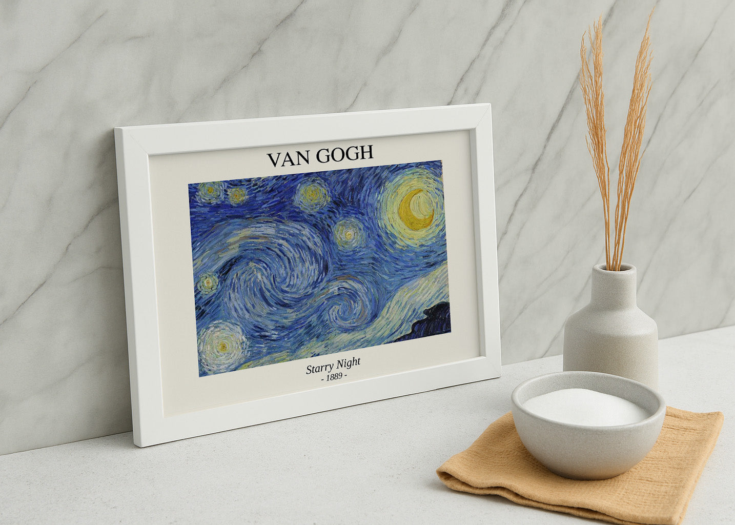 Nuit étoilée - Recadrée (Van Gogh)