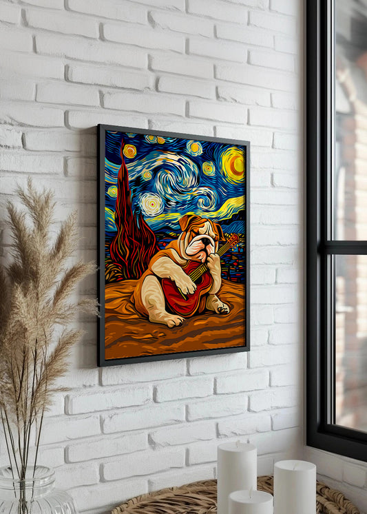 Cuadro ​Starry Night perruno