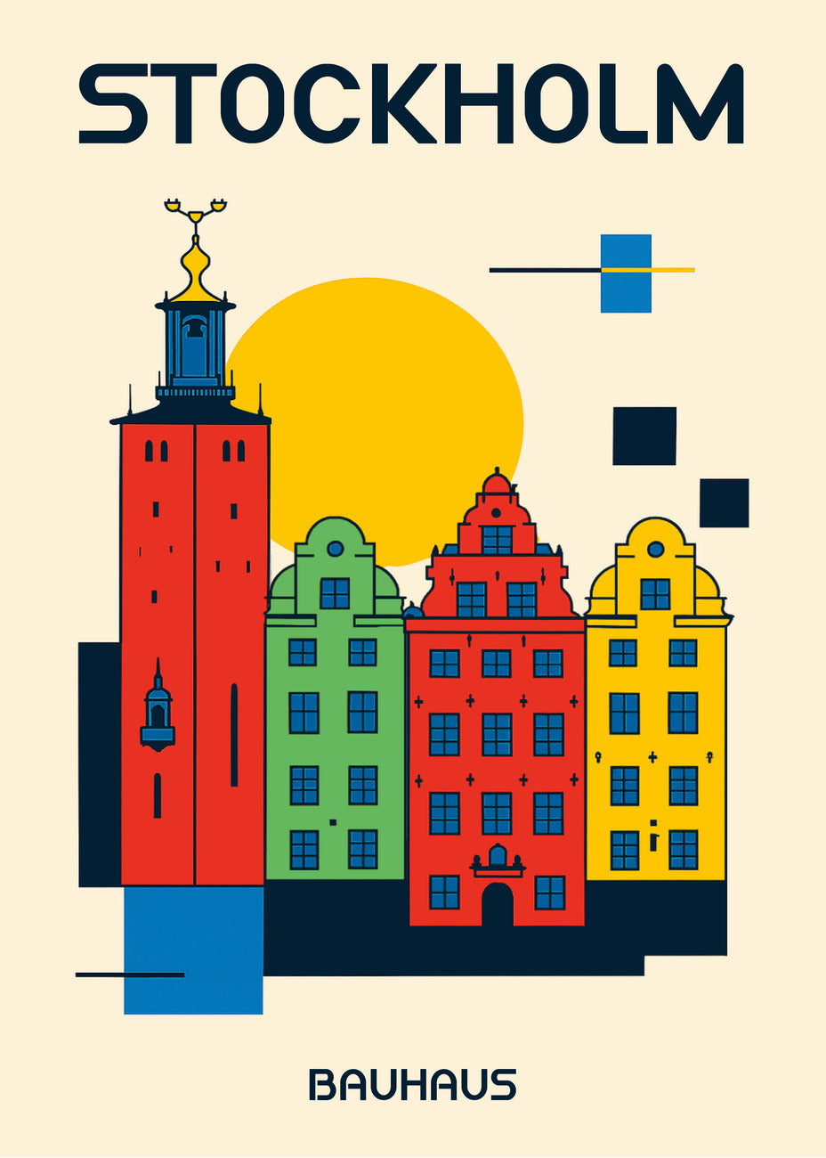 Cuadro Stockholm Poster Bauhaus
