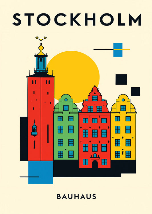 Cuadro Stockholm Poster Bauhaus