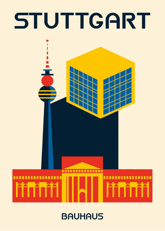 Cuadro Stuttgart Poster Bauhaus