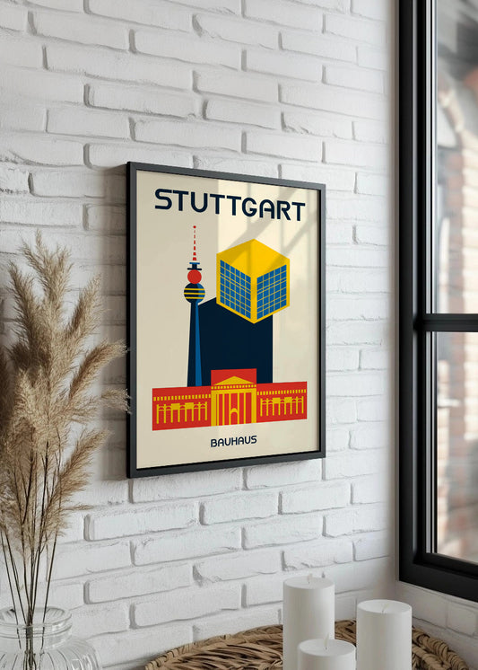 Cuadro Stuttgart Poster Bauhaus