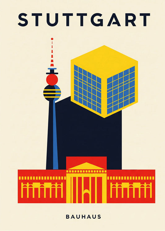 Cuadro Stuttgart Poster Bauhaus