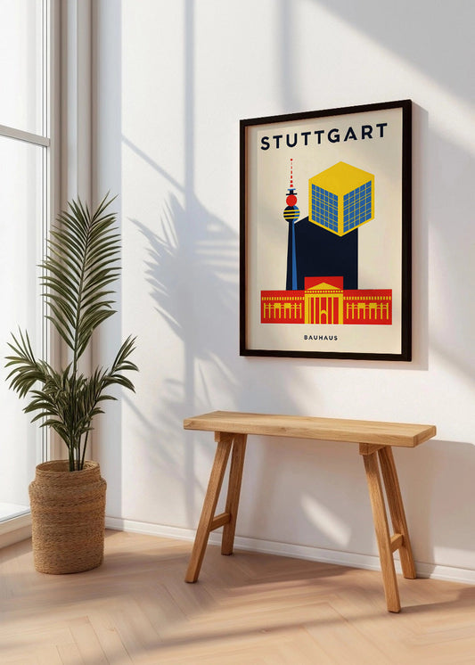 Cuadro Stuttgart Poster Bauhaus