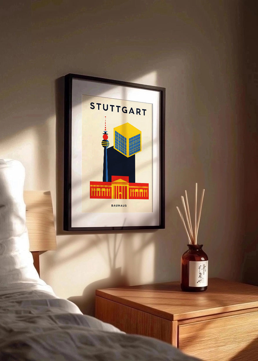 Cuadro Stuttgart Poster Bauhaus