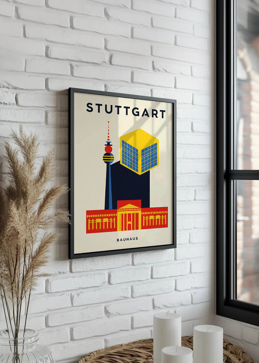Cuadro Stuttgart Poster Bauhaus