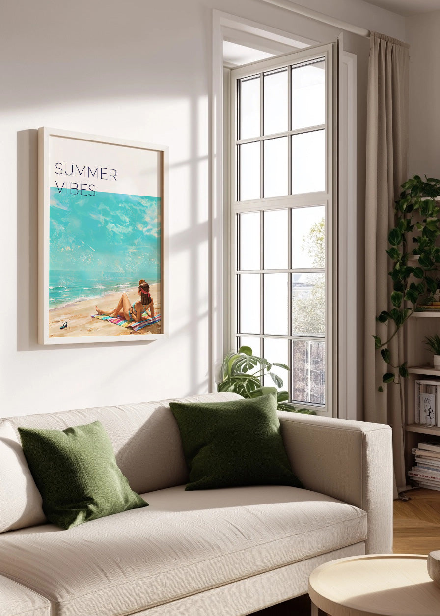 Summer Vibes Wall Art ➤ Art with a twist 👌