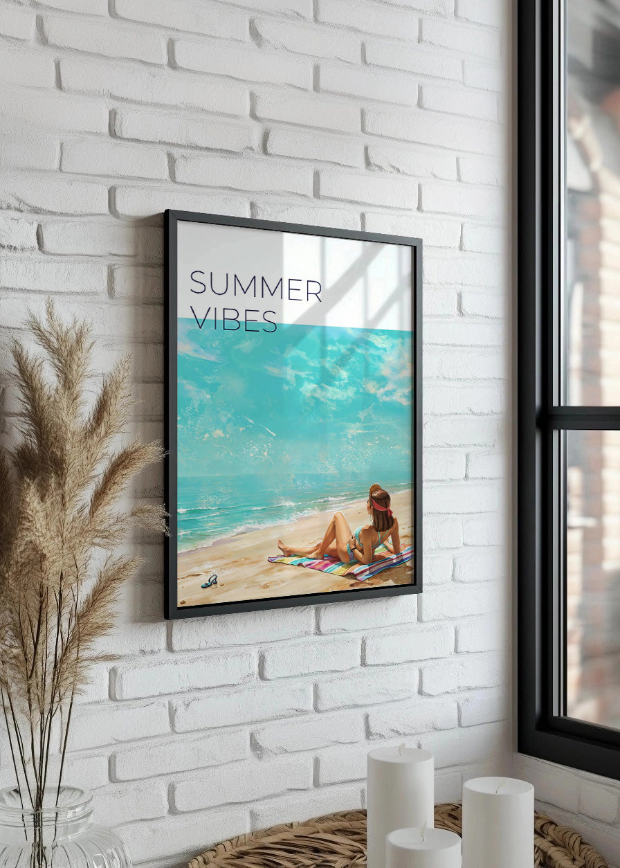 Summer Vibes Wall Art ➤ Art with a twist 👌