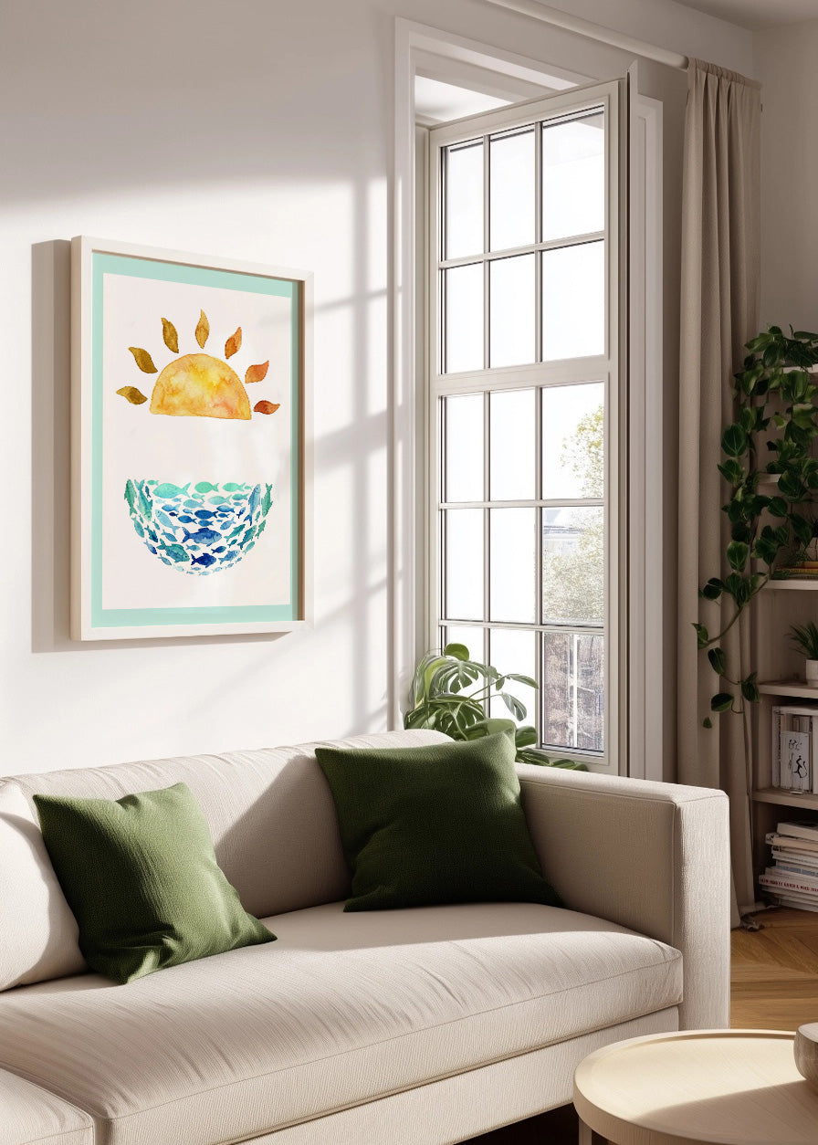 Cuadro Sun sea