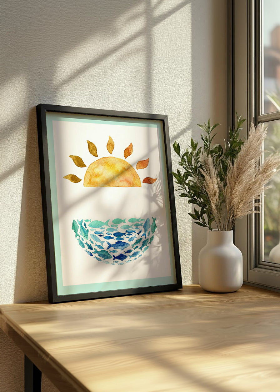 Cuadro Sun sea