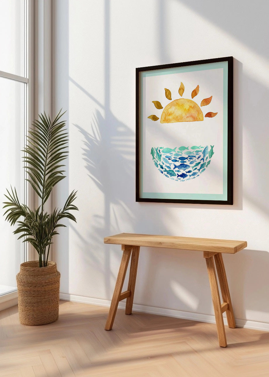 Cuadro Sun sea
