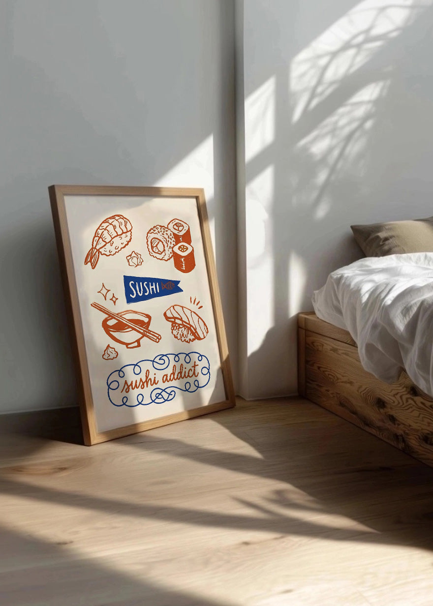Cuadro Sushi addict - Decoración de cocina