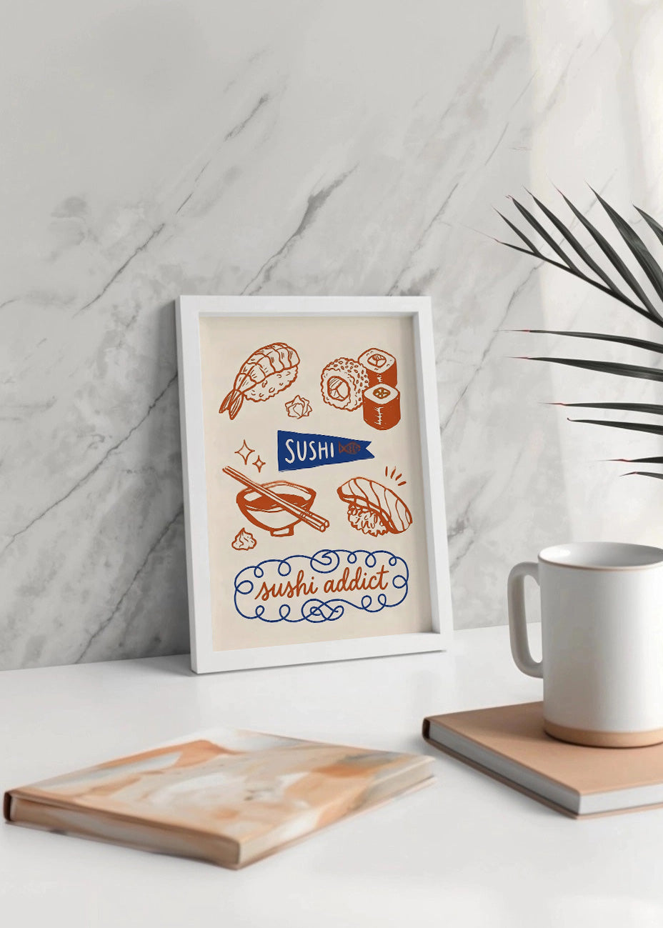Cuadro Sushi addict - Decoración de cocina