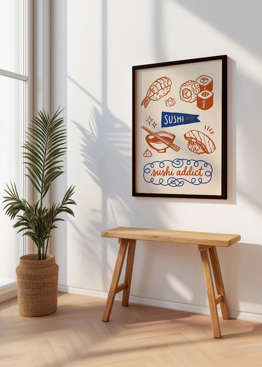 Cuadro Sushi addict - Decoración de cocina