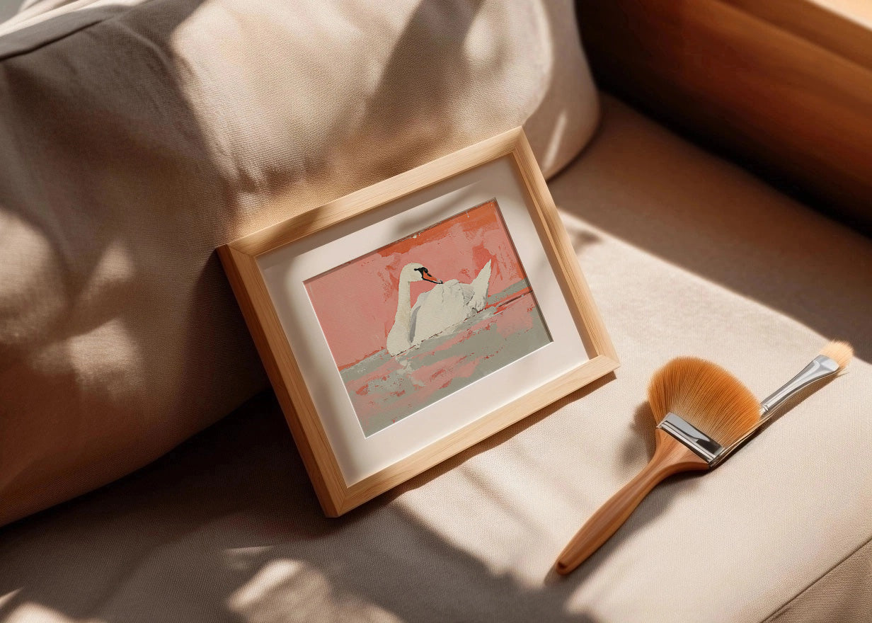 Cuadro ​Swan and swim