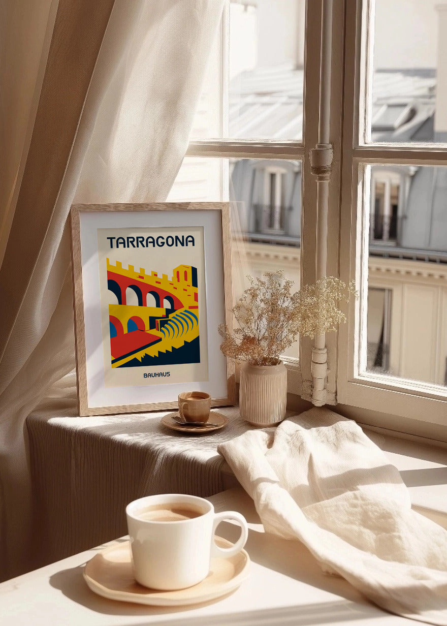 Cuadro Tarragona Poster Bauhaus