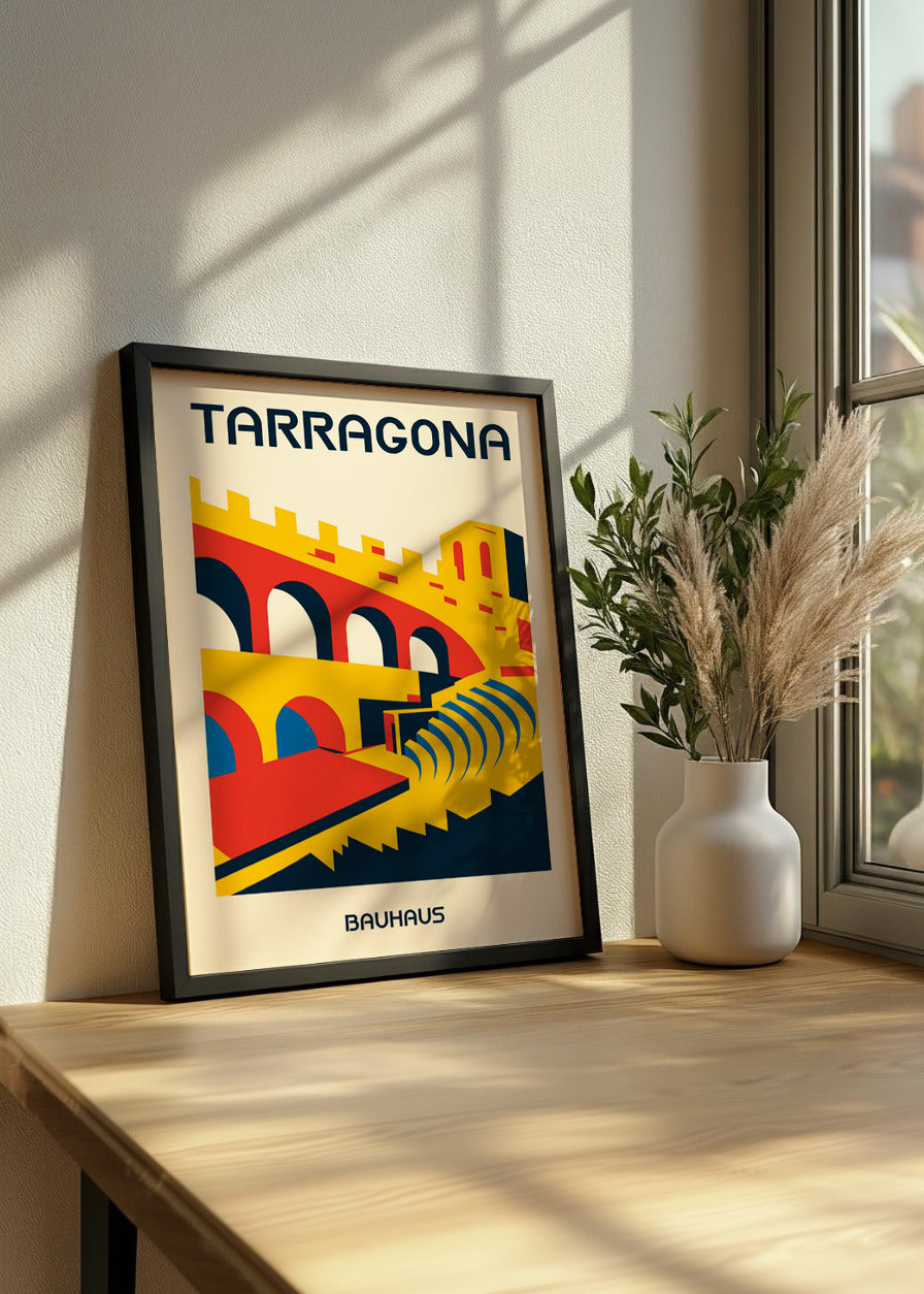 Cuadro Tarragona Poster Bauhaus