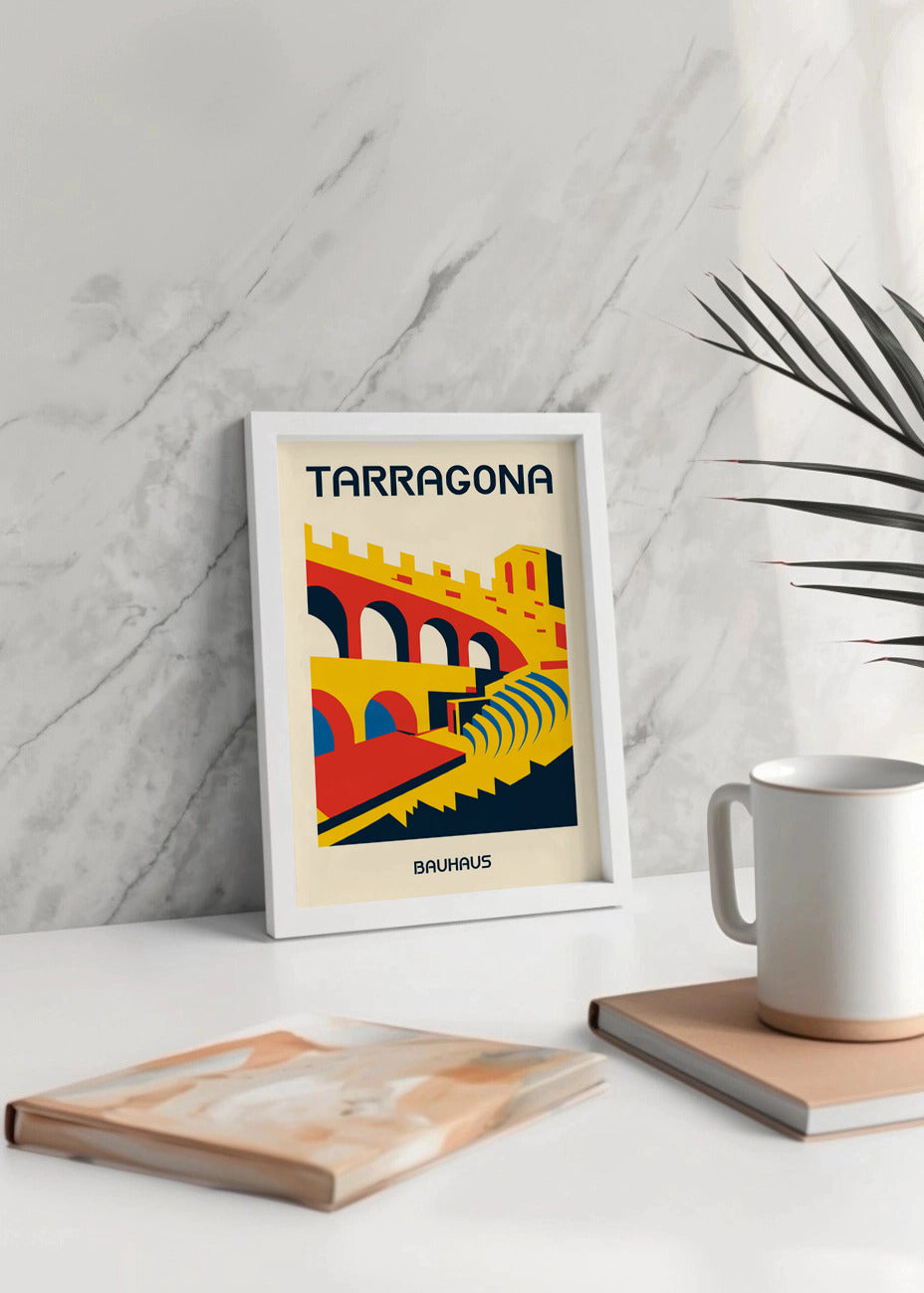 Cuadro Tarragona Poster Bauhaus