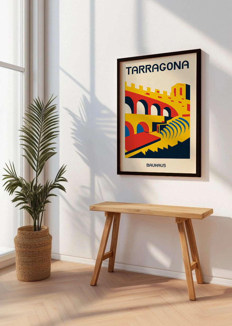 Cuadro Tarragona Poster Bauhaus