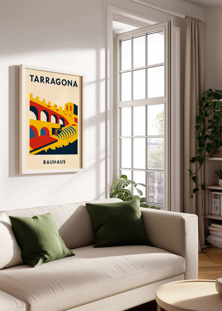 Cuadro Tarragona Poster Bauhaus