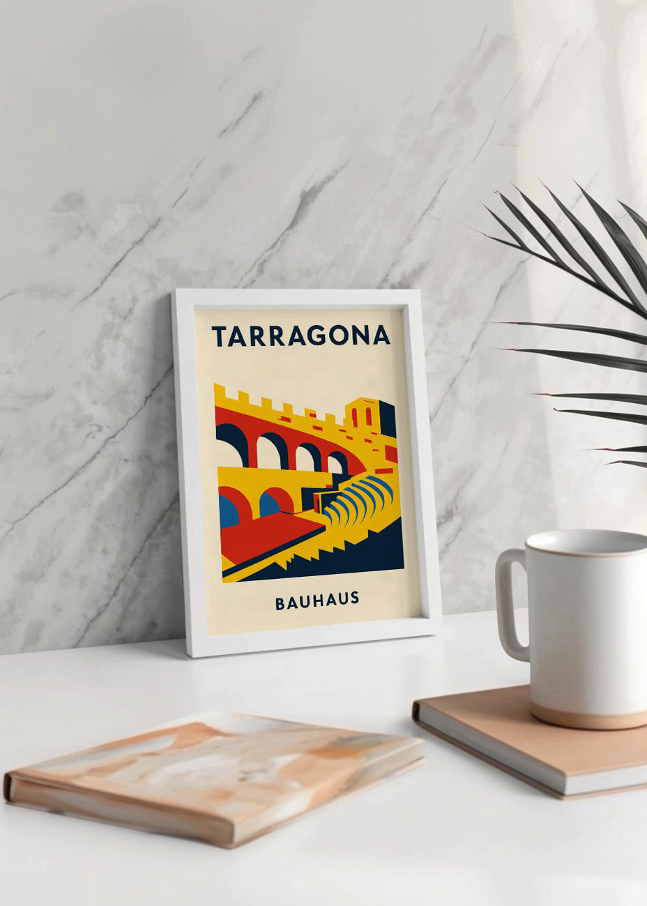Cuadro Tarragona Poster Bauhaus