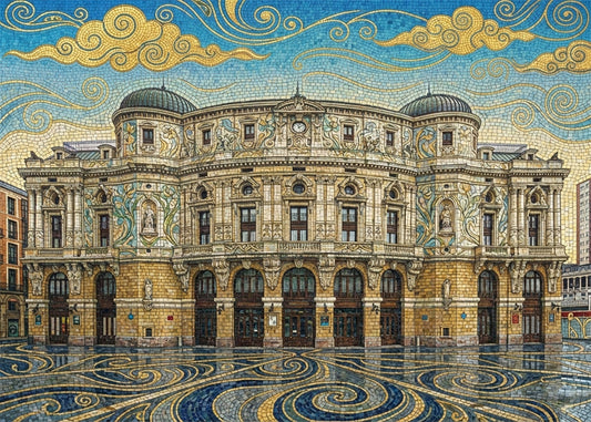 Cuadro Teatro Arriaga - Art Nouveau