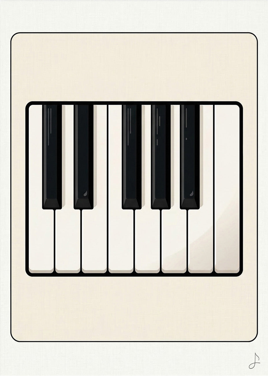 Cuadro Teclas de piano