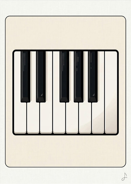 Cuadro Teclas de piano