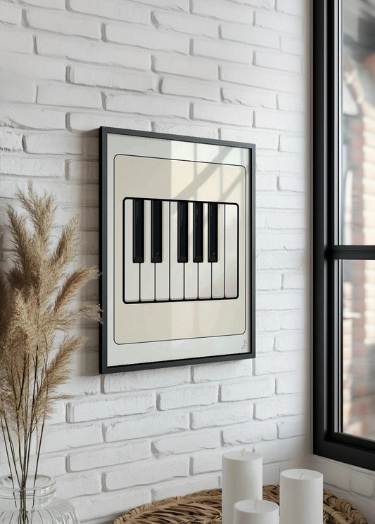 Cuadro Teclas de piano