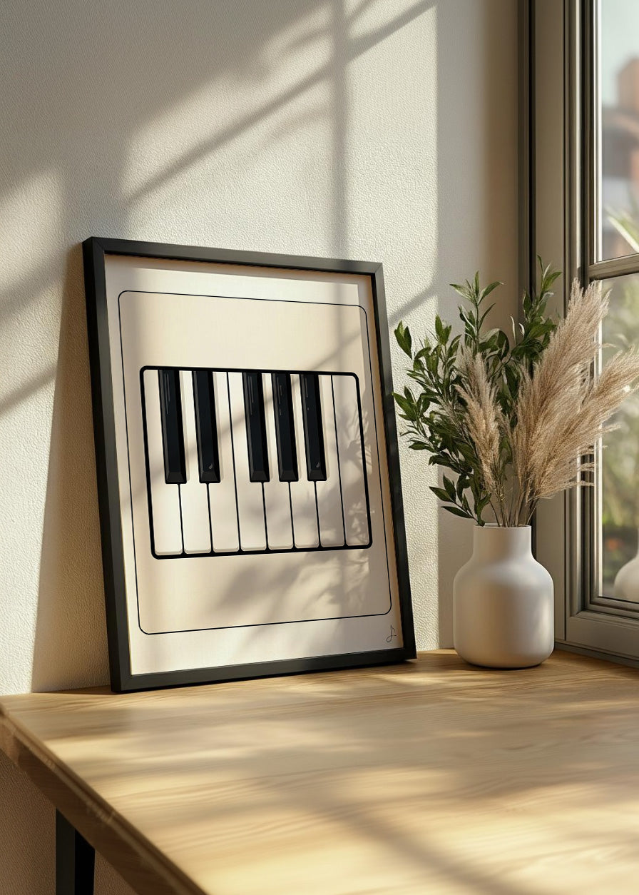 Cuadro Teclas de piano