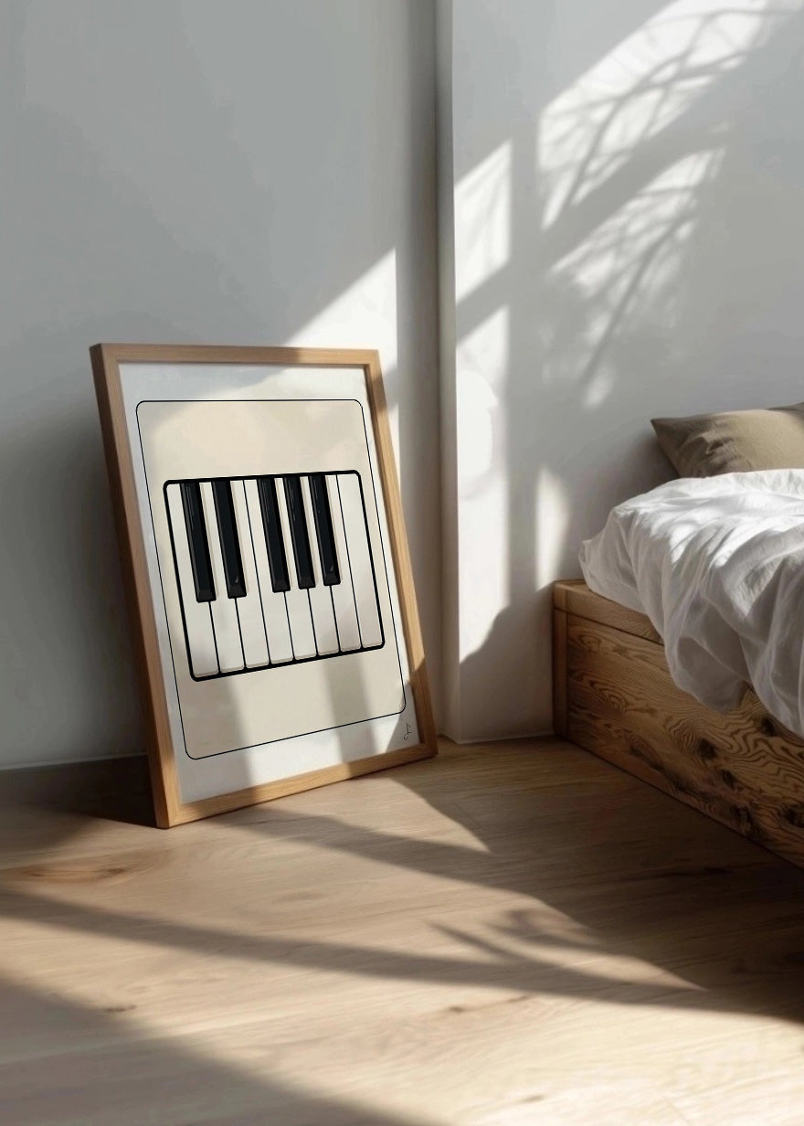 Cuadro Teclas de piano