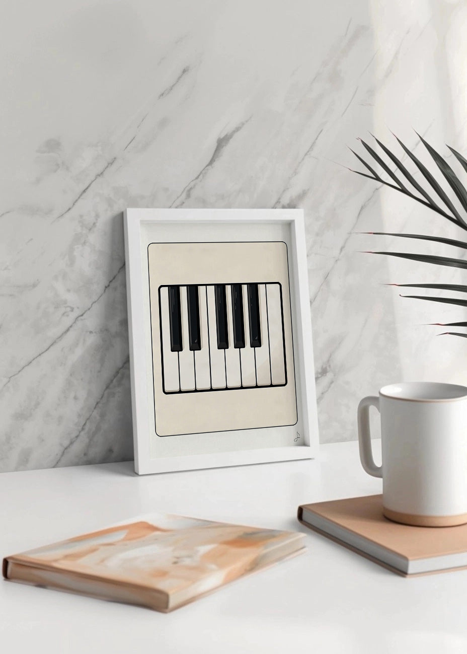 Cuadro Teclas de piano