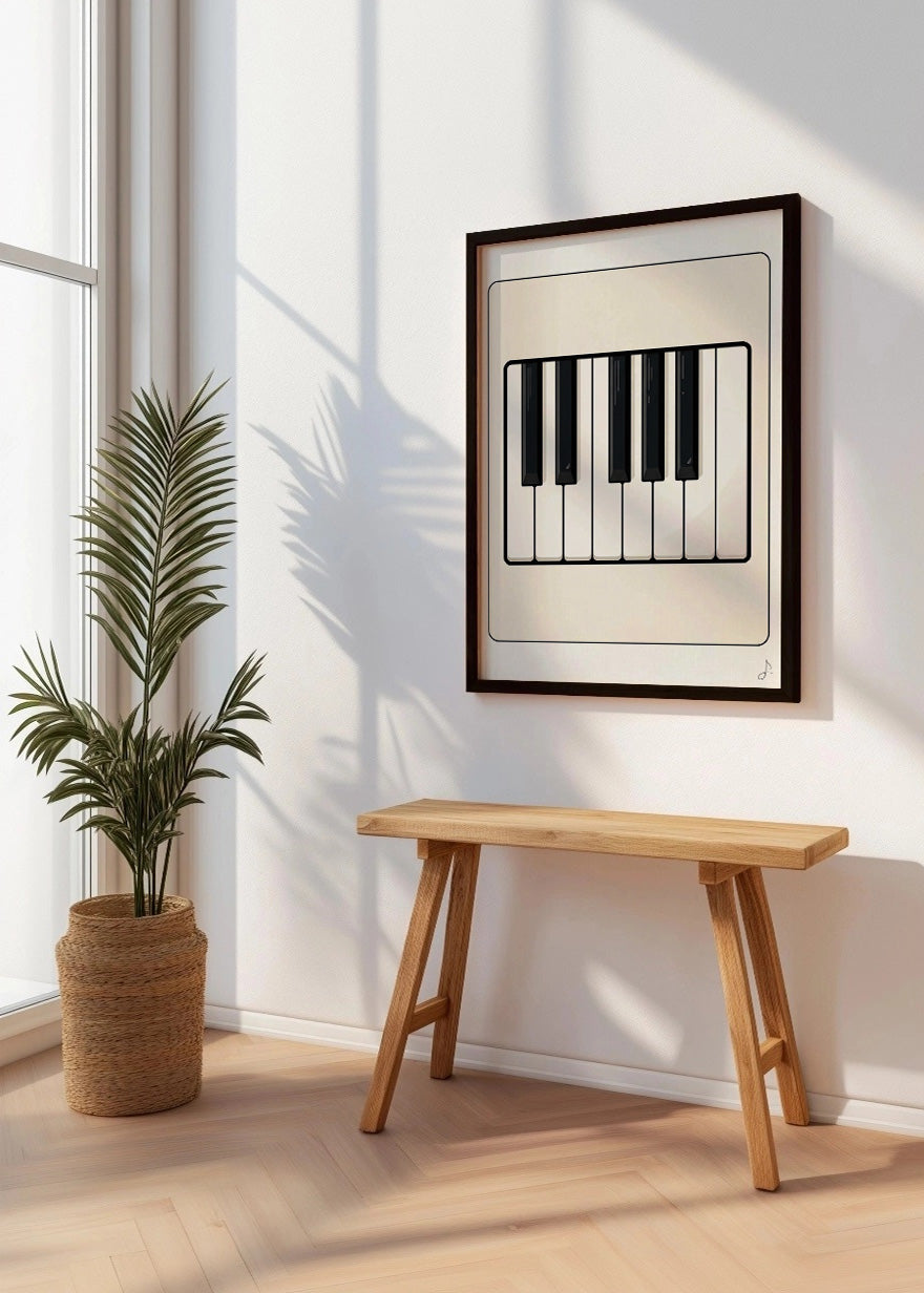 Cuadro Teclas de piano