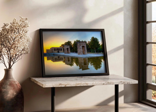 Cuadro Templo de Debod (CC BY-SA 2.0 por jiuguangw)