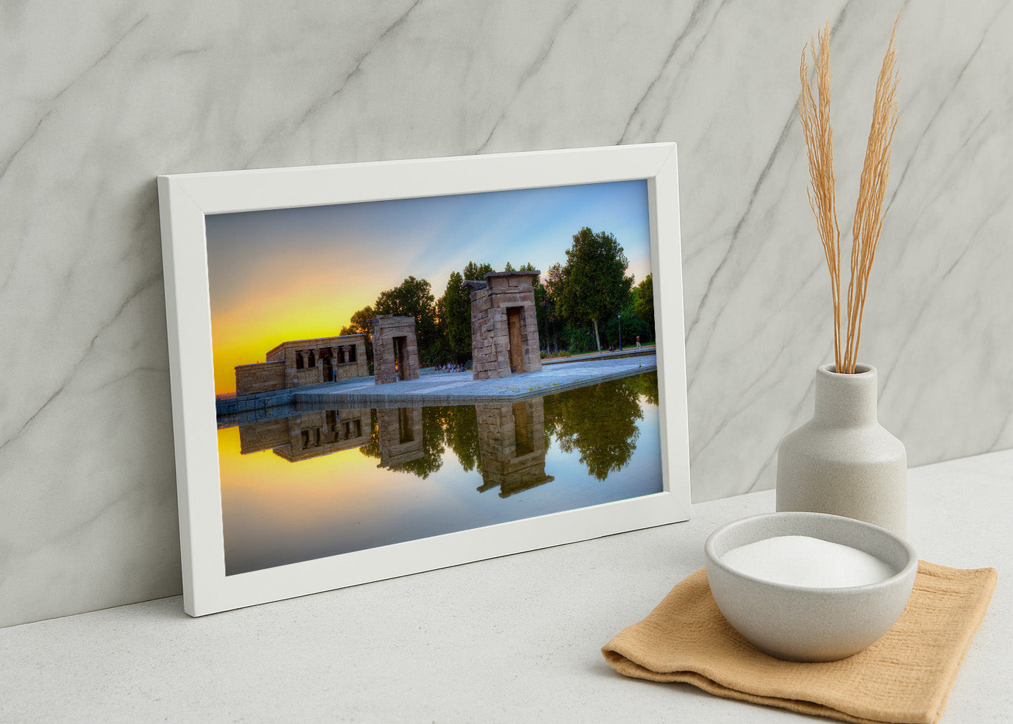 Cuadro Templo de Debod (CC BY-SA 2.0 por jiuguangw)