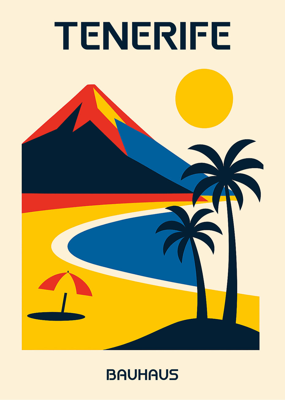 Cuadro Tenerife Poster Bauhaus