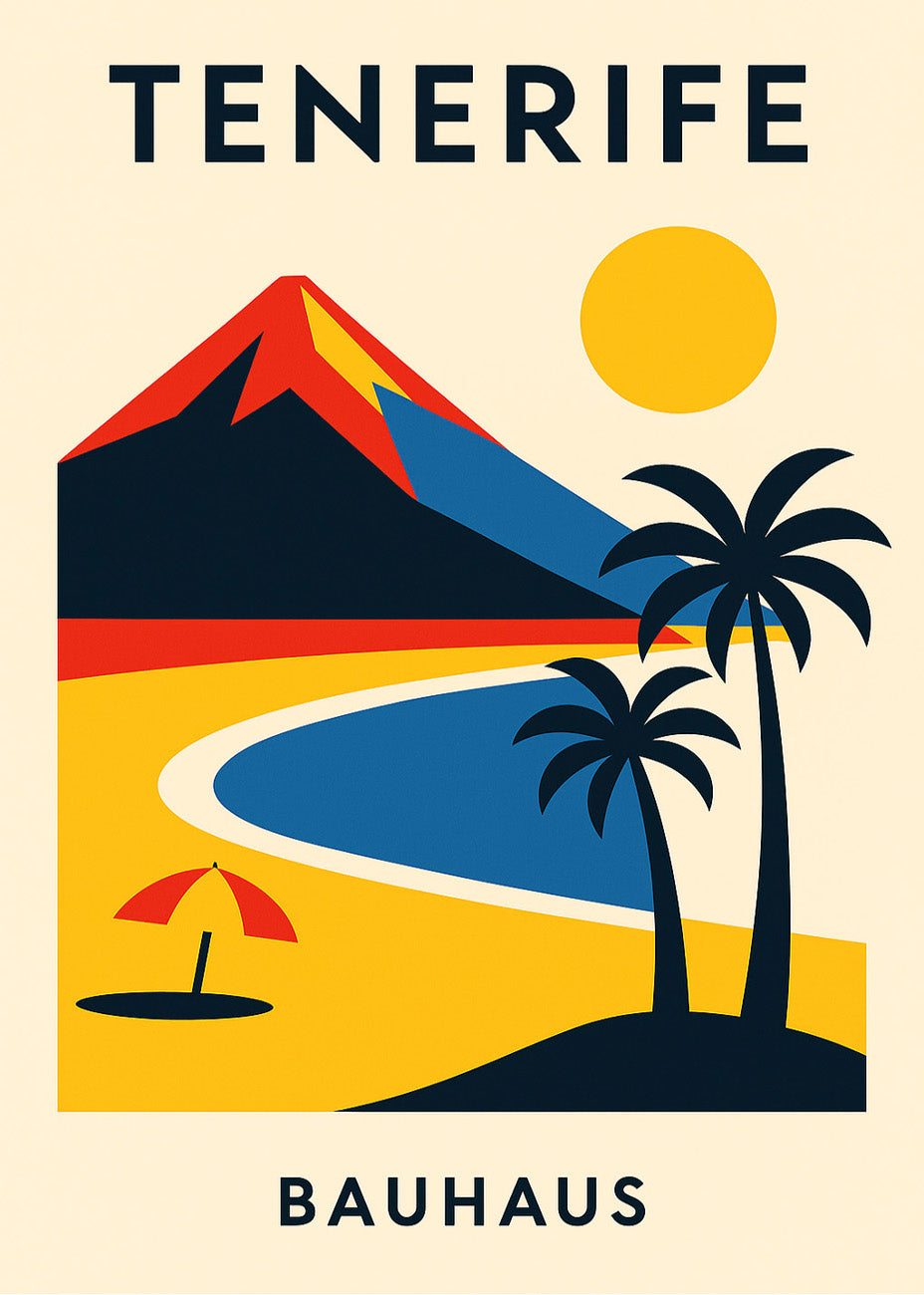Cuadro Tenerife Poster Bauhaus