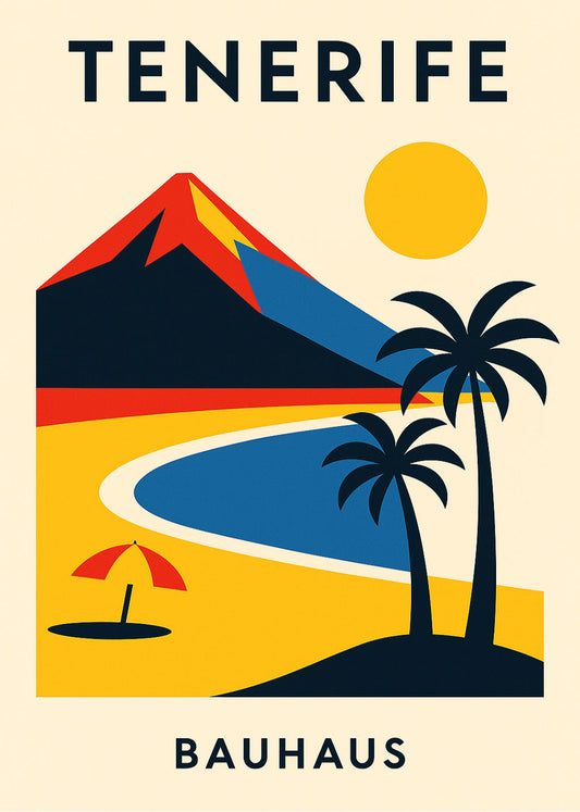 Cuadro Tenerife Poster Bauhaus