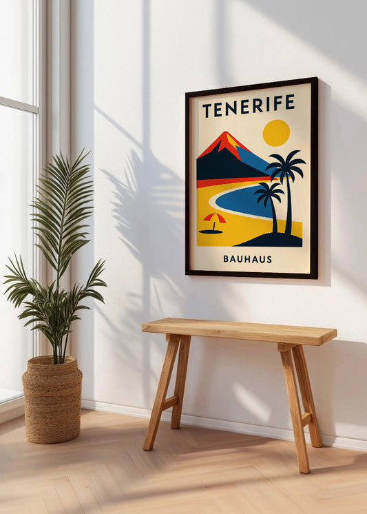 Cuadro Tenerife Poster Bauhaus