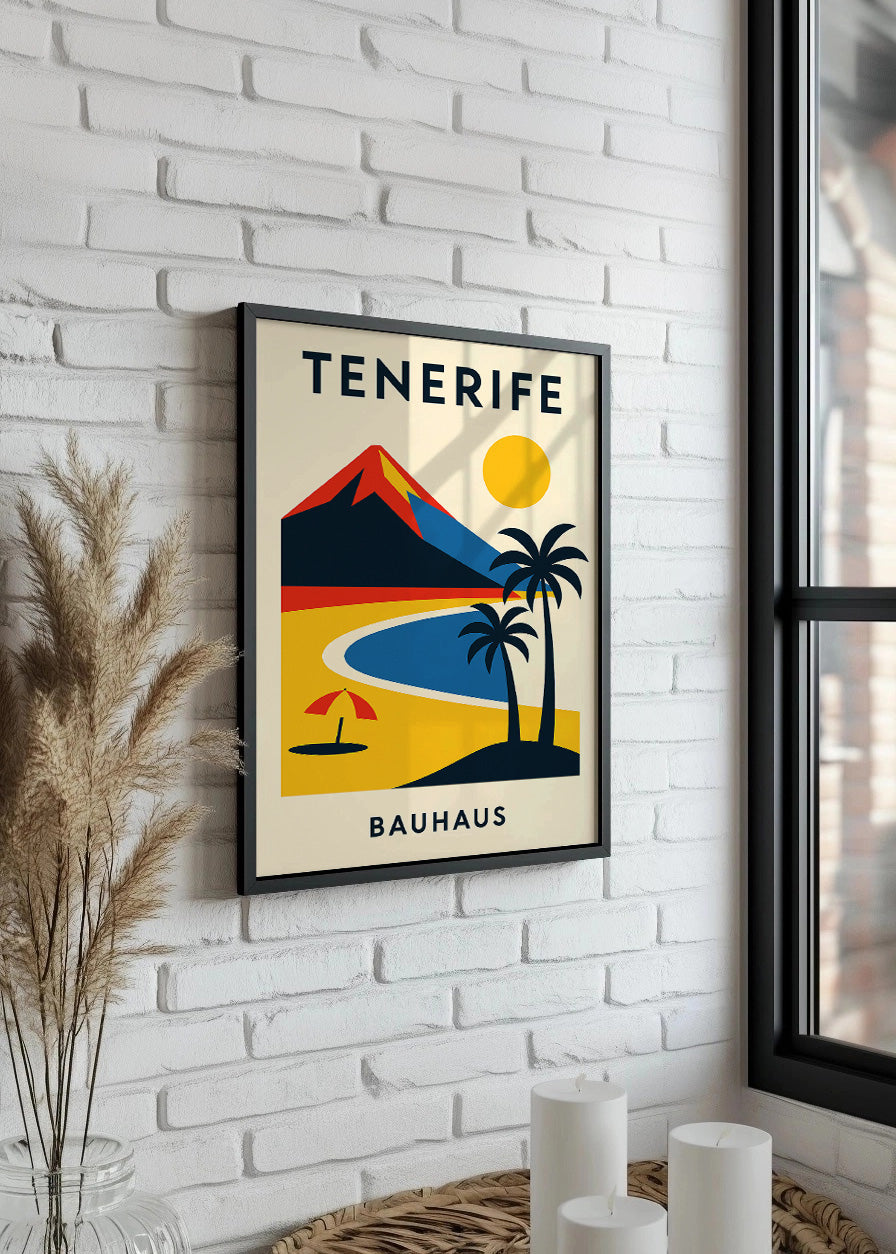 Cuadro Tenerife Poster Bauhaus