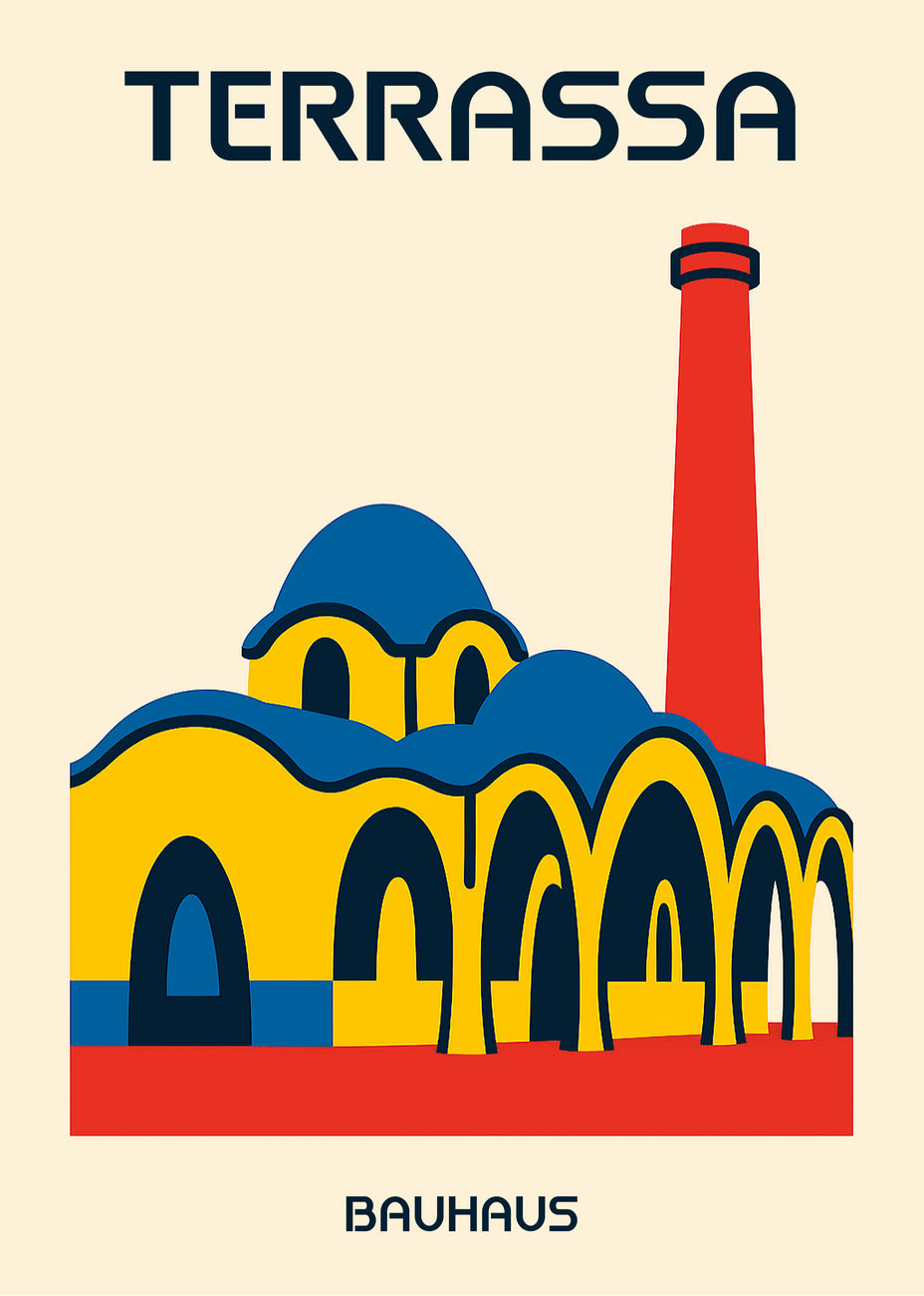Cuadro Terrassa Poster Bauhaus