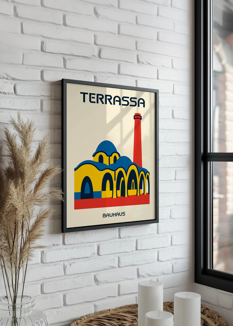 Cuadro Terrassa Poster Bauhaus