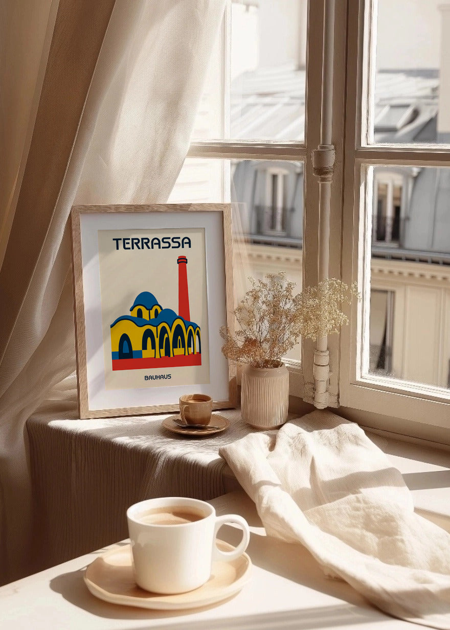 Cuadro Terrassa Poster Bauhaus