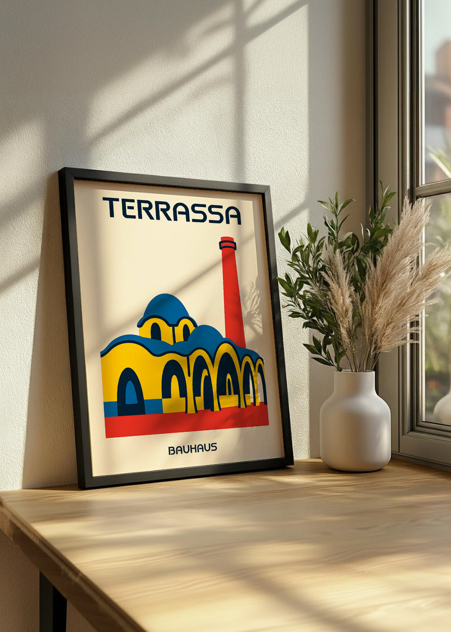 Cuadro Terrassa Poster Bauhaus
