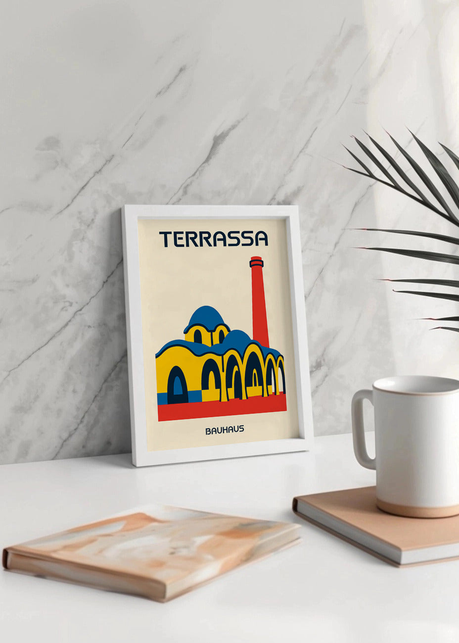 Cuadro Terrassa Poster Bauhaus